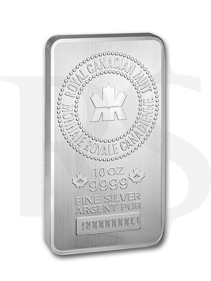 Royal Canadian Mint 10 oz Collectible Bar